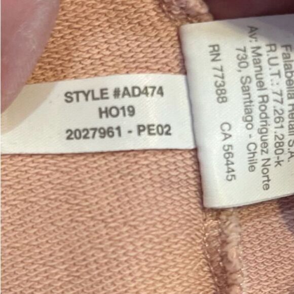 MADEWELL Saunter Sweatshirt Blush Pink Women’s Size XS Style AD474 - Picture 8 of 8